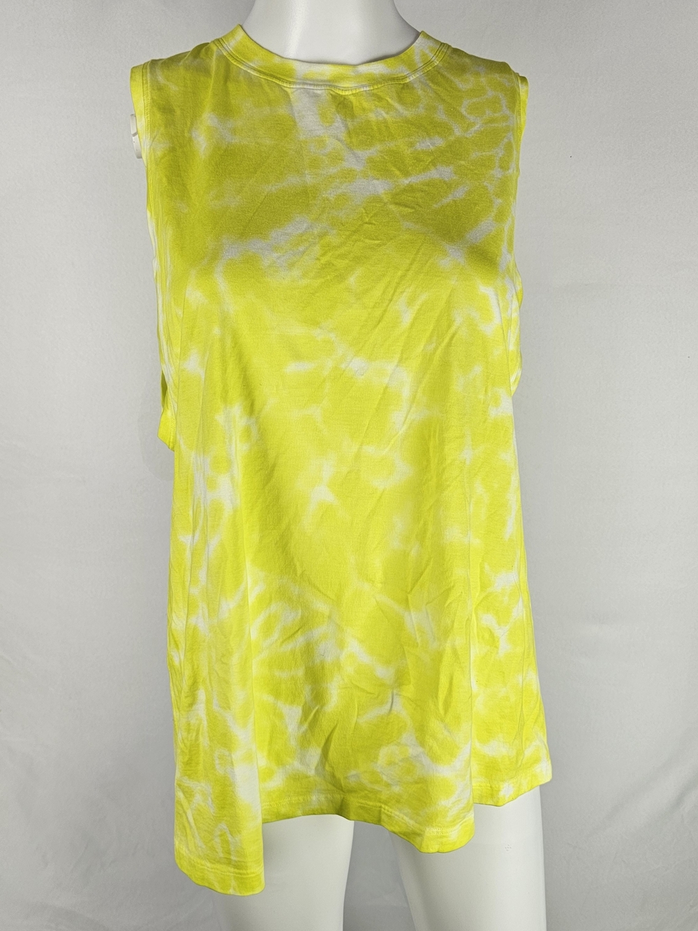 lululemon athletica Neon Yellow Tie-Dye Sleeveless Tank